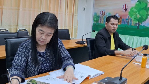 เทศบาลนครแม่สอด จัดประชุมคณะกรรมการสอบคัดเลือก เพื่อแต่งตั้งพนักงานเทศบาลให้ดำรงตำแหน่งในต่างสายงาน ตำแหน่ง นักจัดการงานทั่วไป ครั้งที่ 2/2567