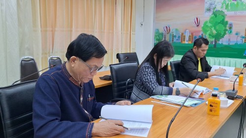 เทศบาลนครแม่สอด จัดประชุมคณะกรรมการสอบคัดเลือก เพื่อแต่งตั้งพนักงานเทศบาลให้ดำรงตำแหน่งในต่างสายงาน ตำแหน่ง นักจัดการงานทั่วไป ครั้งที่ 2/2567