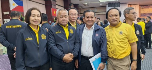 ทน.แม่สอด ร่วมต้อนรับ นายพิพัฒน์  รัชกิจประการ รัฐมนตรีว่าการกระทรวงแรงงานและร่วมพิธีเปิดโครงการกระทรวงแรงงาน พบประชาชนและการตรวจติดตามภารกิจตามนโยบายฯ