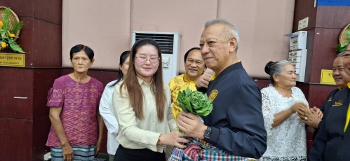 ทน.แม่สอด ร่วมต้อนรับ นายพิพัฒน์  รัชกิจประการ รัฐมนตรีว่าการกระทรวงแรงงานและร่วมพิธีเปิดโครงการกระทรวงแรงงาน พบประชาชนและการตรวจติดตามภารกิจตามนโยบายฯ