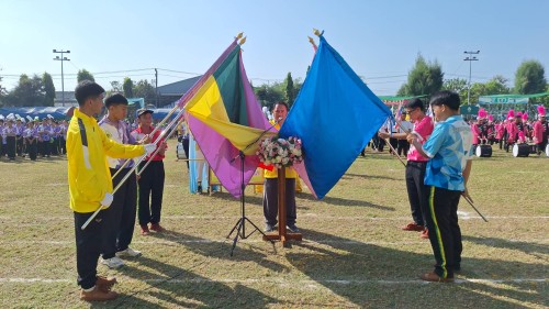 เทศบาลนครแม่สอด เข้าร่วมพิธีเปิดการแข่งขันกีฬาสีโรงเรียนเทศบาลวัดมณีไพรสณฑ์ ประจำปีการศึกษา 2567