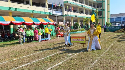 เทศบาลนครแม่สอด เข้าร่วมพิธีเปิดการแข่งขันกีฬาสีโรงเรียนเทศบาลวัดมณีไพรสณฑ์ ประจำปีการศึกษา 2567