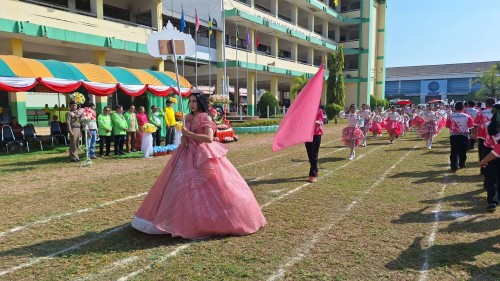 เทศบาลนครแม่สอด เข้าร่วมพิธีเปิดการแข่งขันกีฬาสีโรงเรียนเทศบาลวัดมณีไพรสณฑ์ ประจำปีการศึกษา 2567