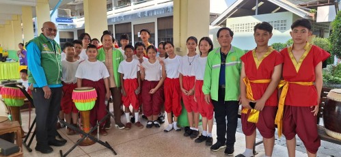 เทศบาลนครแม่สอด เข้าร่วมพิธีเปิดการแข่งขันกีฬาสีโรงเรียนเทศบาลวัดมณีไพรสณฑ์ ประจำปีการศึกษา 2567