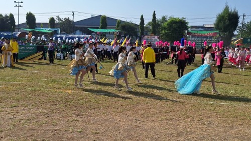 เทศบาลนครแม่สอด เข้าร่วมพิธีเปิดการแข่งขันกีฬาสีโรงเรียนเทศบาลวัดมณีไพรสณฑ์ ประจำปีการศึกษา 2567