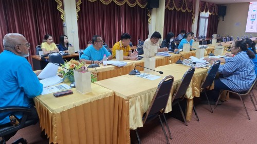 ทน.แม่สอด จัดประชุมคณะกรรมการกองทุนหลักประกันสุขภาพระดับท้องถิ่นเทศบาลนครแม่สอด ประจำปี 2568                 