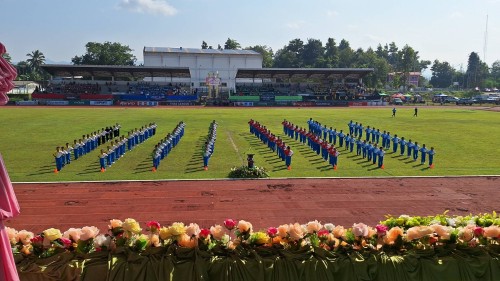 เทศบาลนครแม่สอด ร่วมพิธีเปิดการแข่งขันกีฬา-กรีฑาโรงเรียนเทศบาลวัดชุมพลคีรี ประจำปีการศึกษา 2567