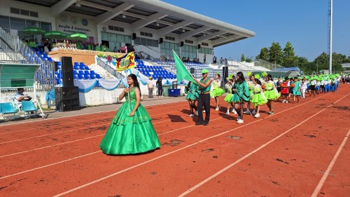 เทศบาลนครแม่สอด ร่วมพิธีเปิดการแข่งขันกีฬา-กรีฑาโรงเรียนเทศบาลวัดชุมพลคีรี ประจำปีการศึกษา 2567