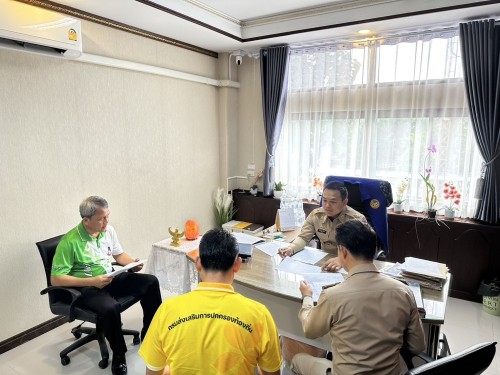 ทน.แม่สอด เข้าร่วมประชุมหารือวิทยากรอำเภอแม่สอด (ครู ข) เลือกตั้งนายกองค์การบริหารส่วนจังหวัด 2567