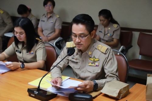 ทน.แม่สอด เข้าร่วมประชุมคณะกรรมการบริหารจัดการความเสี่ยง เทศบาลนครแม่สอด   
