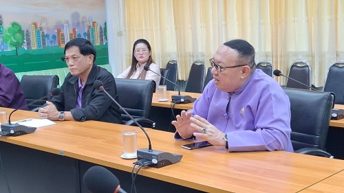 ทน.แม่สอด ประชุมหารือแก้ไขปัญหาการปรับโครงสร้างวางท่อประปาในเขตพื้นที่เทศบาลนครแม่สอด ร่วมกับการประปาส่วนภูมิภาคสาขาแม่สอด