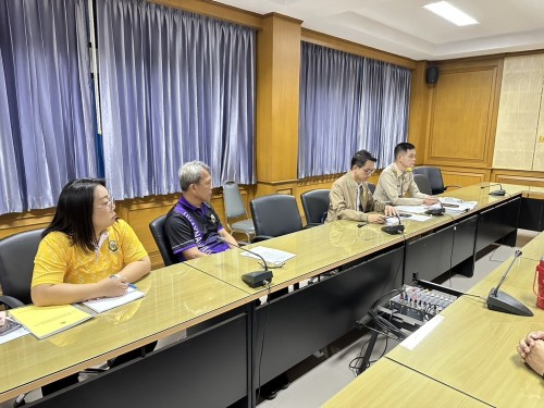 เทศบาลนครแม่สอด เข้าร่วมประชุมวิทยากรอำเภอ ( ครู ข) ในการเลือกตั้งนายกองค์การบริหารส่วนจังหวัดตาก 2567