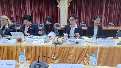 ทน.แม่สอด เข้าร่วมประชุมให้ข้อมูลแก่คณะทำงานว่าด้วยการเลือกปฏิบัติต่อสตรีและเด็กหญิง