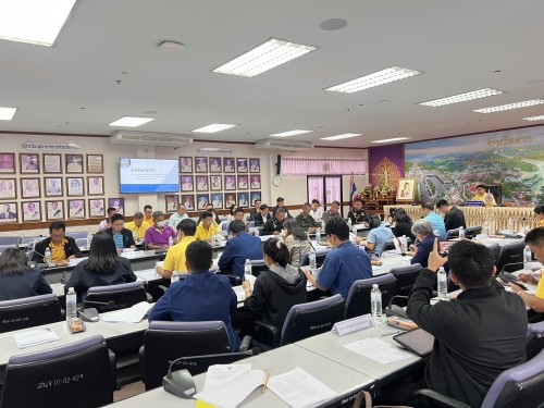 ทน.แม่สอด เข้าร่วมประชุมคณะกรรมการบริหารงานจังหวัดแบบบูรณาการ จังหวัดตาก (ก.บ.จ.ตาก) ครั้งที่ 6/2567 