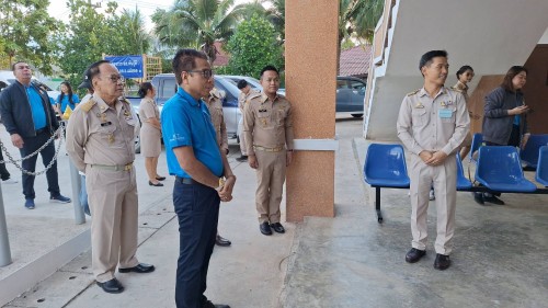 ทน.แม่สอด ร่วมลงพื้นที่ตรวจเยี่ยมหน่วยเลือกตั้ง  การเลือกตั้งนายกองค์การบริหารส่วนจังหวัดตาก