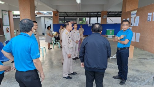 ทน.แม่สอด ร่วมลงพื้นที่ตรวจเยี่ยมหน่วยเลือกตั้ง  การเลือกตั้งนายกองค์การบริหารส่วนจังหวัดตาก