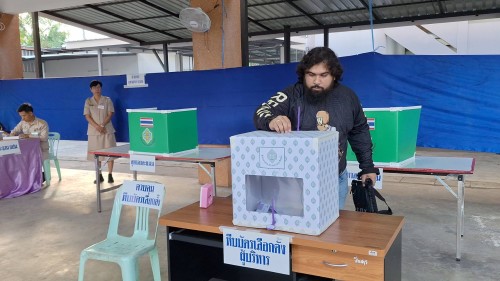 ทน.แม่สอด ร่วมลงพื้นที่ตรวจเยี่ยมหน่วยเลือกตั้ง  การเลือกตั้งนายกองค์การบริหารส่วนจังหวัดตาก