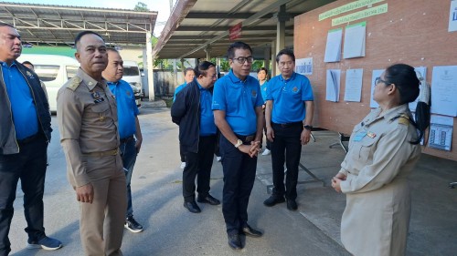 ทน.แม่สอด ร่วมลงพื้นที่ตรวจเยี่ยมหน่วยเลือกตั้ง  การเลือกตั้งนายกองค์การบริหารส่วนจังหวัดตาก