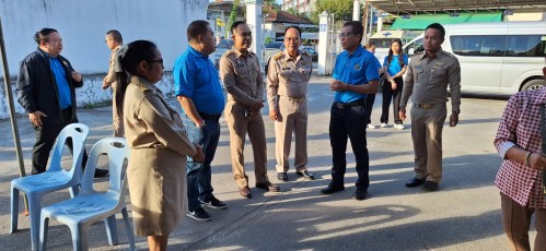 ทน.แม่สอด ร่วมลงพื้นที่ตรวจเยี่ยมหน่วยเลือกตั้ง  การเลือกตั้งนายกองค์การบริหารส่วนจังหวัดตาก