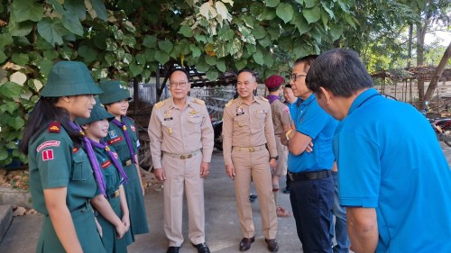 ทน.แม่สอด ร่วมลงพื้นที่ตรวจเยี่ยมหน่วยเลือกตั้ง  การเลือกตั้งนายกองค์การบริหารส่วนจังหวัดตาก