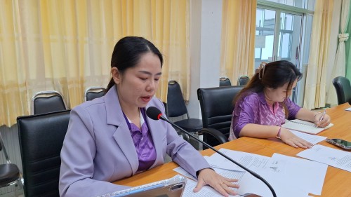 เทศบาลนครแม่สอด จัดการประชุมหารือการขออนุญาตจ้างช่วงงานบริหารจัดการกำจัดขยะมูลฝอยประจำปี 2568