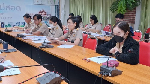 เทศบาลนครแม่สอด จัดประชุมคณะกรรมการศูนย์ข้อมูลข่าวสารเทศบาลนครแม่สอด เพื่อพิจารณาการเปิดเผยข้อมูลข่าวสารทางราชการ