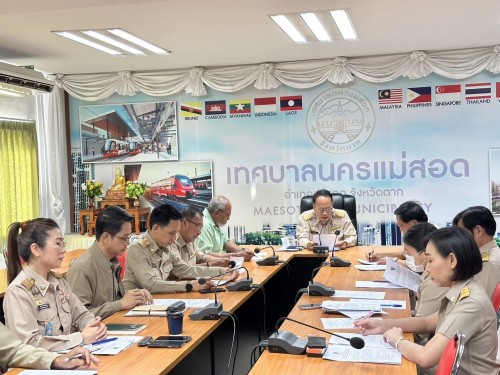 เทศบาลนครแม่สอด จัดประชุมคณะกรรมการศูนย์ข้อมูลข่าวสารเทศบาลนครแม่สอด เพื่อพิจารณาการเปิดเผยข้อมูลข่าวสารทางราชการ