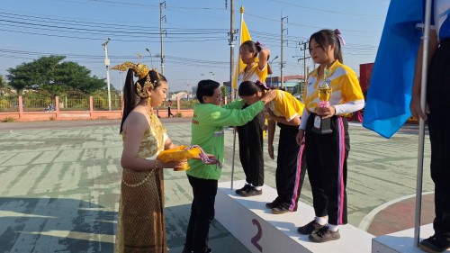เทศบาลนครแม่สอด เข้าร่วมโครงการกิจกรรมพัฒนาผู้เรียนกลุ่มสาระการเรียนรู้สุขศึกษาและพลศึกษา โรงเรียนเทศบาลเฉลิมพระเกียรติสมเด็จพระเทพรัตนราชสุดา ฯ สยามบรมราชกุมารี ประจำปีงบประมาณ 2568 