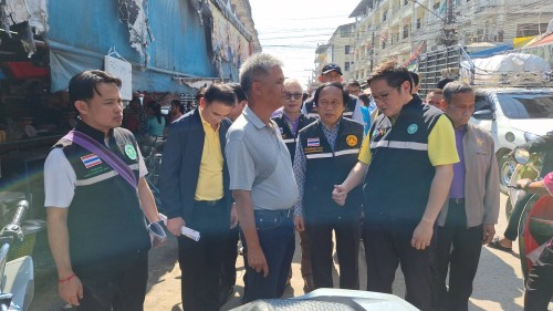 ทน.แม่สอด ลงพื้นที่ร่วมกับคณะผู้ตรวจราชการกระทรวงสาธารณสุข เพื่อติดตามสถานการณ์โรคอหิวาตกโรค