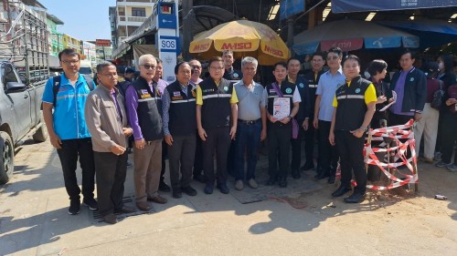 ทน.แม่สอด ลงพื้นที่ร่วมกับคณะผู้ตรวจราชการกระทรวงสาธารณสุข เพื่อติดตามสถานการณ์โรคอหิวาตกโรค