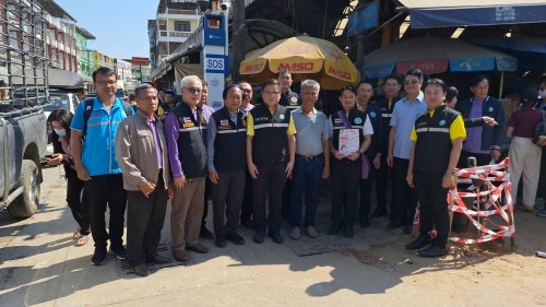 ทน.แม่สอด ลงพื้นที่ร่วมกับคณะผู้ตรวจราชการกระทรวงสาธารณสุข เพื่อติดตามสถานการณ์โรคอหิวาตกโรค