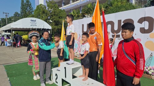 เทศบาลนครแม่สอด เข้าร่วมพิธีเปิดการแข่งขันกีฬาสี โรงเรียนเทศบาลวัดบุญญาวาส ประจำปี 2567 	