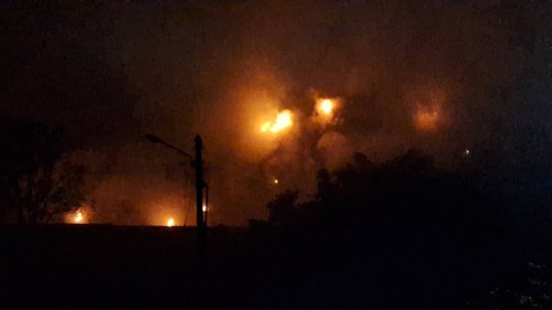 เทศบาลนครแม่สอด ลงพื้นที่ระงับเหตุเพลิงไหม้ บ่อขยะเทศบาลนครแม่สอด