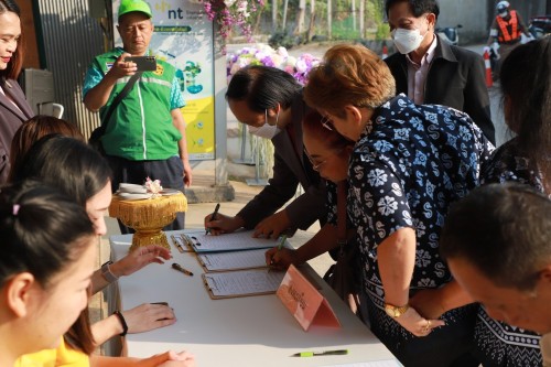 เทศบาลนครแม่สอด จัดแถลงข่าวและพิธีเปิด “ตู้โทรฉุกเฉิน” Hotline สายด่วนนครแม่สอด