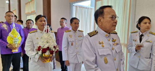 เทศบาลนครแม่สอด ร่วมพิธีถวายราชสักการะสมเด็จพระนเรศวรมหาราช เนื่องในวันยุทธหัตถี เพื่อน้อมรำลึกในพระมหากรุณาธิคุณฯ รวมถึงแสดงความจงรักภักดี เทิดทูนต่อสถาบันพระมหากษัตริย์