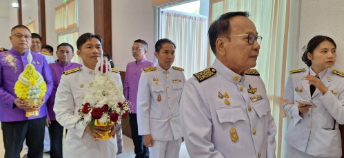 เทศบาลนครแม่สอด ร่วมพิธีถวายราชสักการะสมเด็จพระนเรศวรมหาราช เนื่องในวันยุทธหัตถี เพื่อน้อมรำลึกในพระมหากรุณาธิคุณฯ รวมถึงแสดงความจงรักภักดี เทิดทูนต่อสถาบันพระมหากษัตริย์