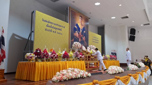 เทศบาลนครแม่สอด ร่วมพิธีถวายราชสักการะสมเด็จพระนเรศวรมหาราช เนื่องในวันยุทธหัตถี เพื่อน้อมรำลึกในพระมหากรุณาธิคุณฯ รวมถึงแสดงความจงรักภักดี เทิดทูนต่อสถาบันพระมหากษัตริย์