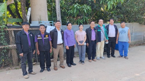 เทศบาลนครแม่สอด ลงพื้นที่ติดตามงานก่อสร้างรางระบายน้ำชุมชนบัวคูณและชุมชนประชารักษ์