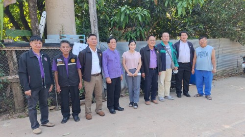 เทศบาลนครแม่สอด ลงพื้นที่ติดตามงานก่อสร้างรางระบายน้ำชุมชนบัวคูณและชุมชนประชารักษ์