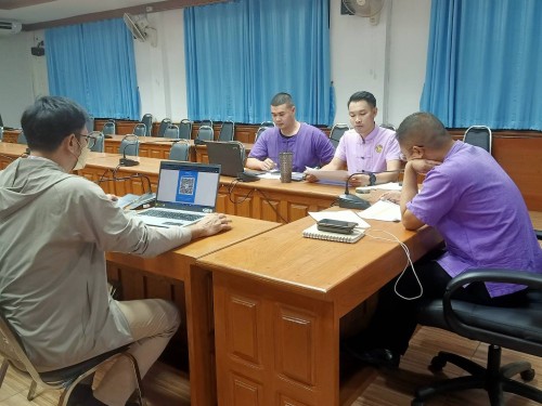 ทน.แม่สอด เข้าร่วมการประชุมการบันทึกข้อมูลในระบบสารสนเทศยาเสพติดจังหวัด (NISPA) ด้านการมีส่วนร่วมของชุมชน ผ่านระบบออนไลน์ (ระบบ Cisco Jabber)