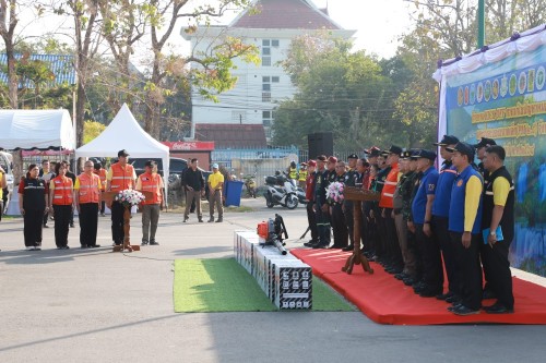 ทน.แม่สอด ร่วมกิจกรรม KICK OFF การแก้ไขปัญหาหมอกควันไฟป่าและฝุ่นละอองขนาดเล็ก (PM 2.5) จังหวัดตาก ประจำปี พ.ศ.2568