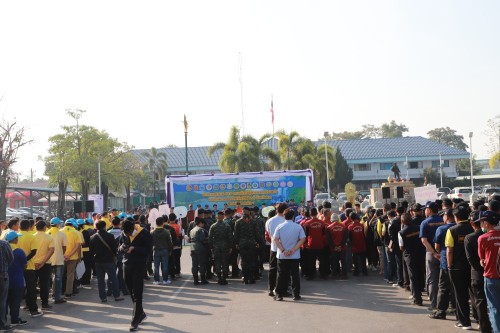 ทน.แม่สอด ร่วมกิจกรรม KICK OFF การแก้ไขปัญหาหมอกควันไฟป่าและฝุ่นละอองขนาดเล็ก (PM 2.5) จังหวัดตาก ประจำปี พ.ศ.2568