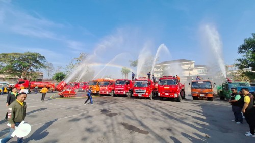 ทน.แม่สอด ร่วมกิจกรรม KICK OFF การแก้ไขปัญหาหมอกควันไฟป่าและฝุ่นละอองขนาดเล็ก (PM 2.5) จังหวัดตาก ประจำปี พ.ศ.2568