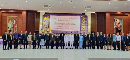 ทน.แม่สอด ร่วมงานอัญเชิญรางวัลและพิธีฉลองสถานศึกษารางวัลพระราชทานระดับมัธยมศึกษาขนาดใหญ่ ประจำปีการศึกษา 2566 โรงเรียนสรรพวิทยาคม