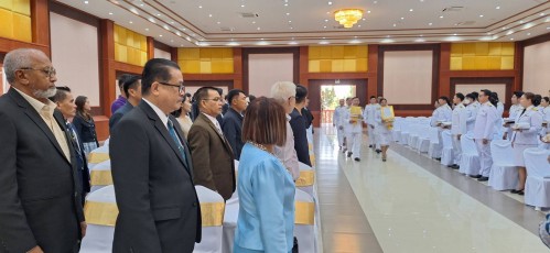 ทน.แม่สอด ร่วมงานอัญเชิญรางวัลและพิธีฉลองสถานศึกษารางวัลพระราชทานระดับมัธยมศึกษาขนาดใหญ่ ประจำปีการศึกษา 2566 โรงเรียนสรรพวิทยาคม