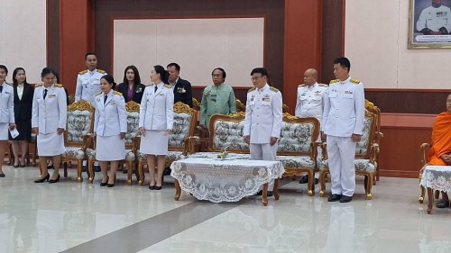 ทน.แม่สอด ร่วมงานอัญเชิญรางวัลและพิธีฉลองสถานศึกษารางวัลพระราชทานระดับมัธยมศึกษาขนาดใหญ่ ประจำปีการศึกษา 2566 โรงเรียนสรรพวิทยาคม