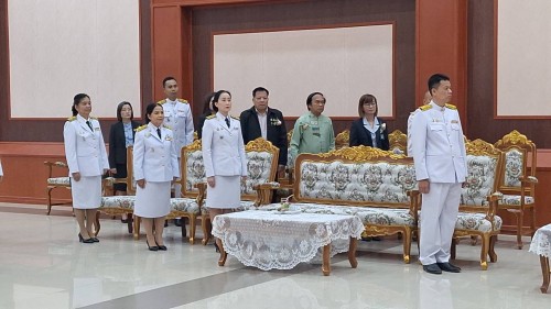 ทน.แม่สอด ร่วมงานอัญเชิญรางวัลและพิธีฉลองสถานศึกษารางวัลพระราชทานระดับมัธยมศึกษาขนาดใหญ่ ประจำปีการศึกษา 2566 โรงเรียนสรรพวิทยาคม