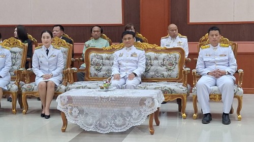 ทน.แม่สอด ร่วมงานอัญเชิญรางวัลและพิธีฉลองสถานศึกษารางวัลพระราชทานระดับมัธยมศึกษาขนาดใหญ่ ประจำปีการศึกษา 2566 โรงเรียนสรรพวิทยาคม
