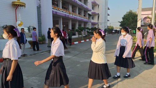 ทน.แม่สอด ร่วมต้อนรับคณะกรรมการประเมินคุณภาพภายนอก ระดับการศึกษาขั้นพื้นฐาน (สมศ.) โรงเรียนเทศบาลเฉลิมพระเกียรติสมเด็จพระเทพรัตนราชสุดาฯ สยามบรมราชกุมารี