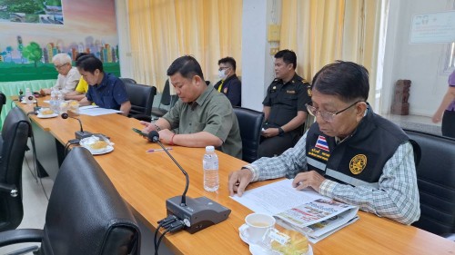 เทศบาลนครแม่สอด ประชุมหารือแนวทางการแก้ไขปัญหารถจักรยานไฟฟ้า ครั้งที่ 1/2568